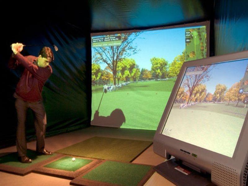 منتجع وسبا دينيا ماريوت لا سيلا جولف دينايا المرافق الصورة Golf Simulator